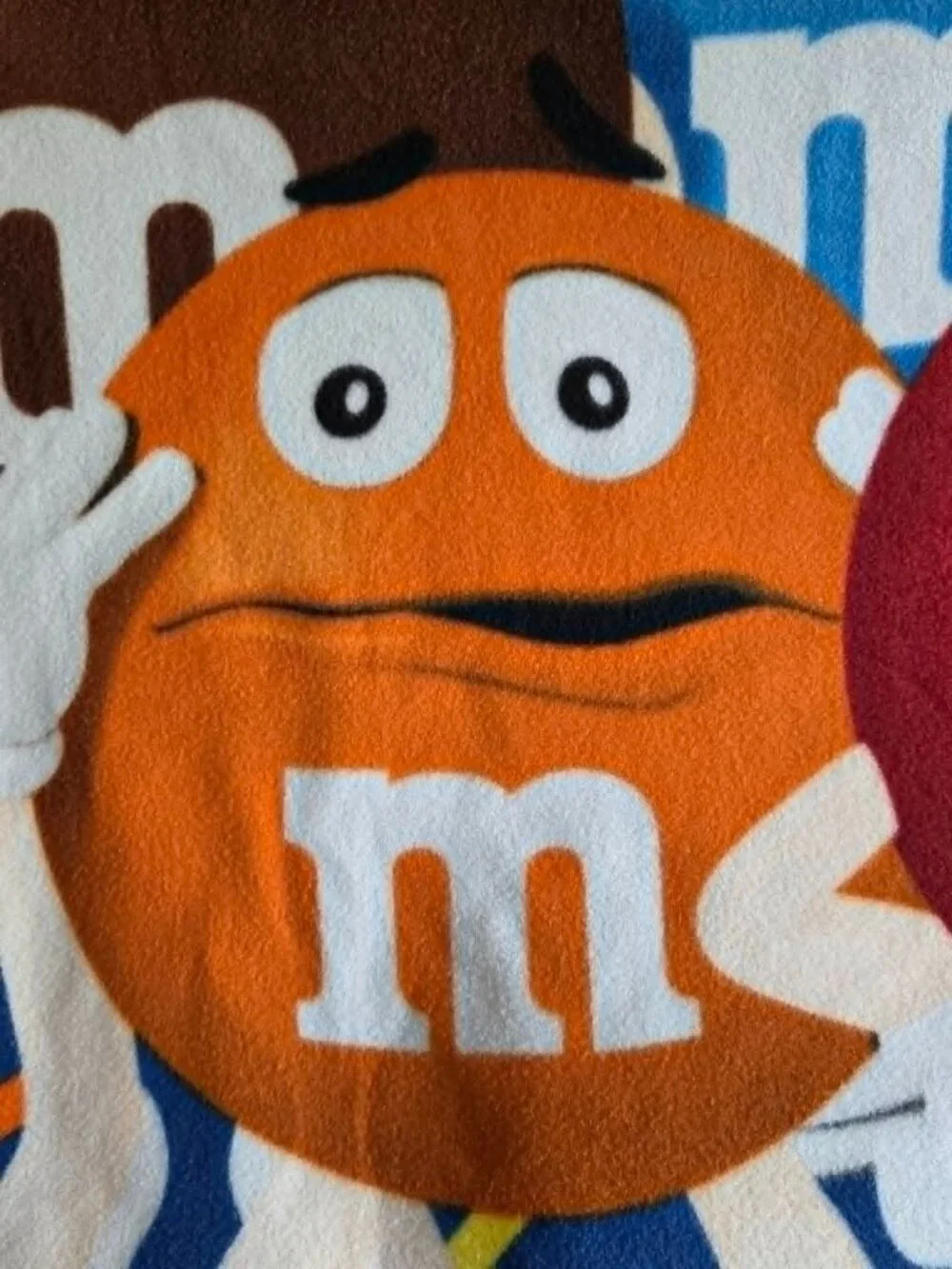 M&Ms World Fleece Throw Blanket 50